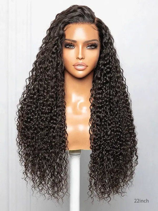 Ready to Wear Glueless Deep Wave Lace Closure Wig with Pre Plucked Hairline