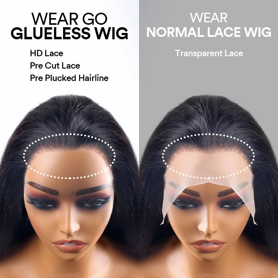 Glueless Pre Cut Ready to Wear Wig Human Hair